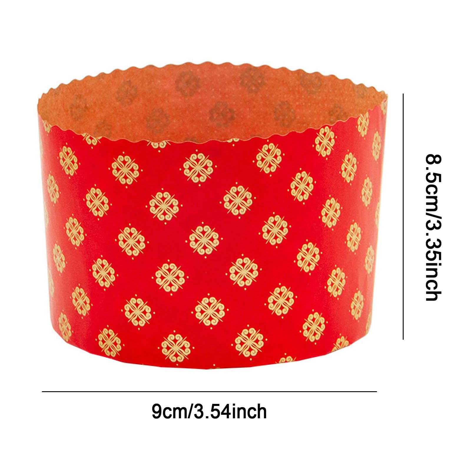 100 Caissettes En Papier pour Cupcakes et événements Festifs, B, 9 Cm X 8.5 Cm