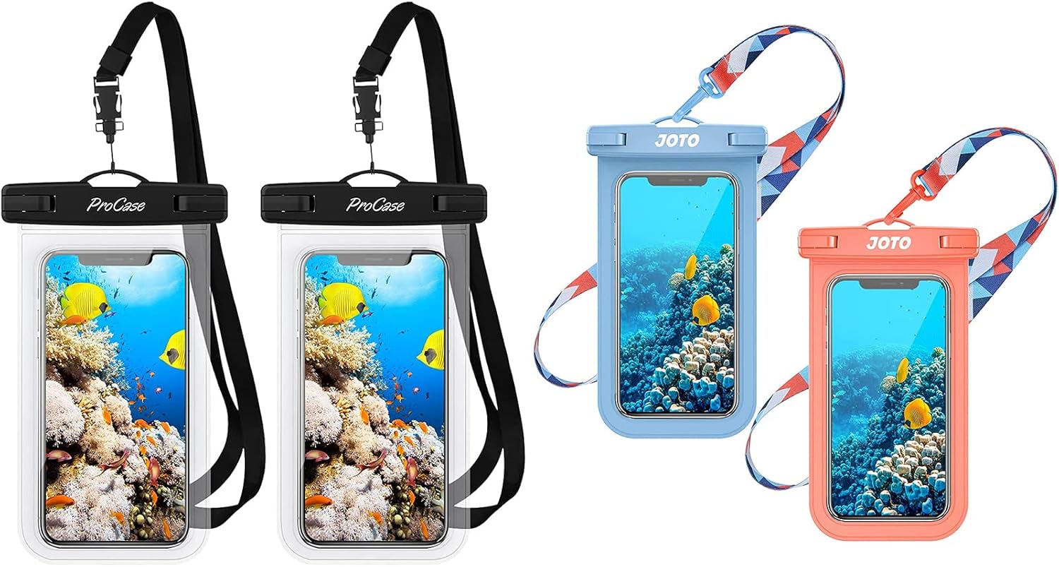 JOTO Universal Waterproof Phone Pouch Bundle with Universal