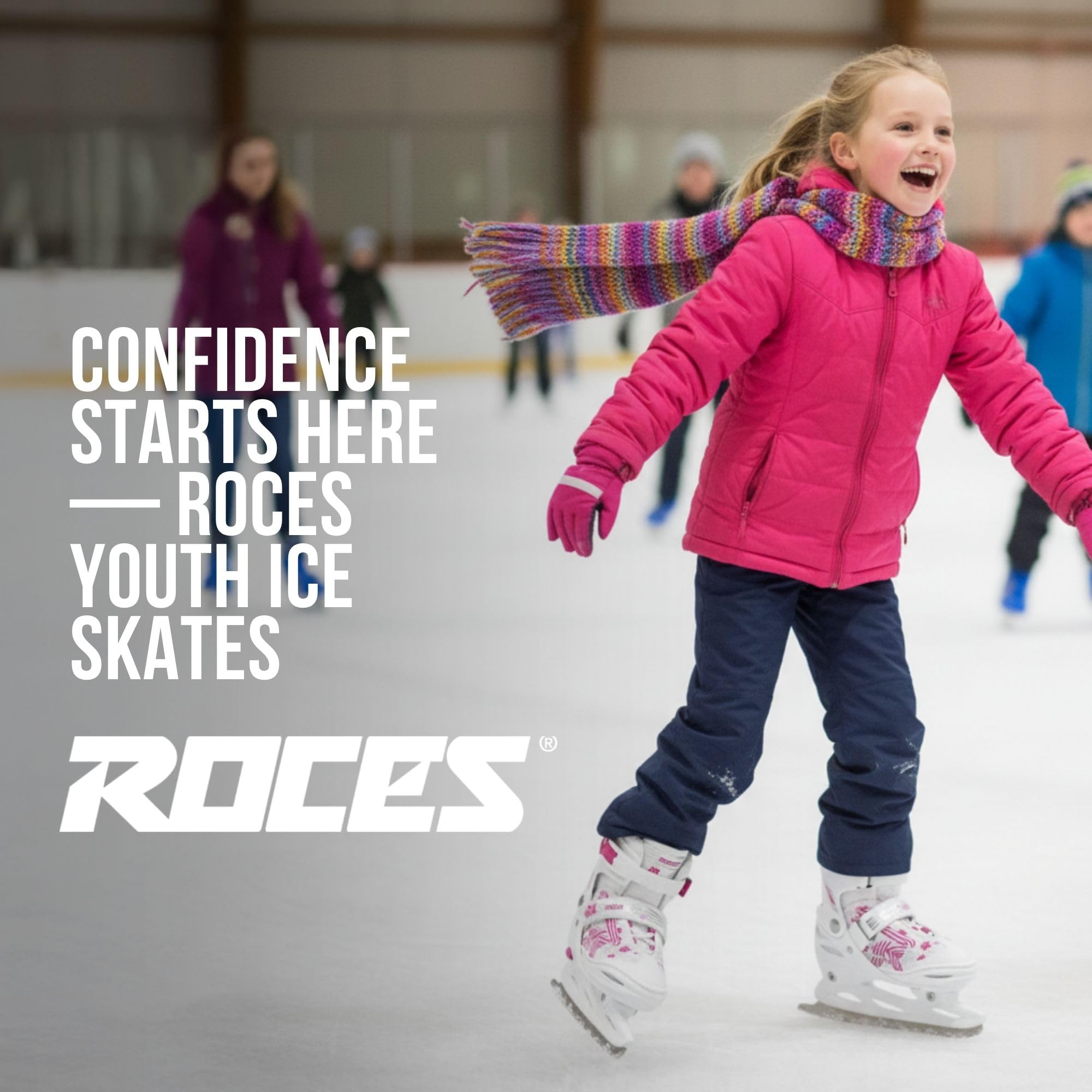 Roces Jokey Ice 3.0 Girl Patines de Hielo para Niñas