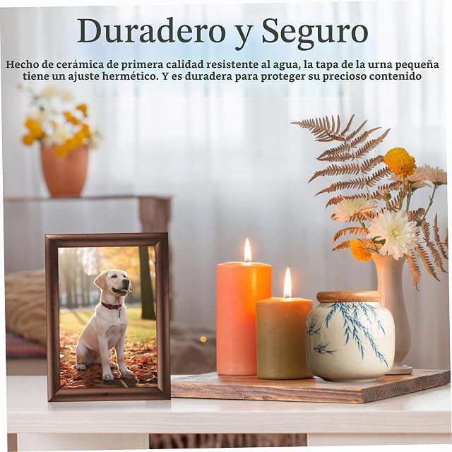 Foto 3 de 6 de Urna pequeña, urnas pequeñas para recuerdo de cenizas humanas