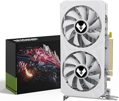 MOUGOL AMD Radeon RX 580 8GB GDDR5 Gaming Graphics Card, HDMI/DP/DVI Port | 256-Bit PCIe 3.0 x16 GPU, Dual Fan Cooling Video Card for PC Gaming, High Performance Desktop Computer, Support Win11/10/7