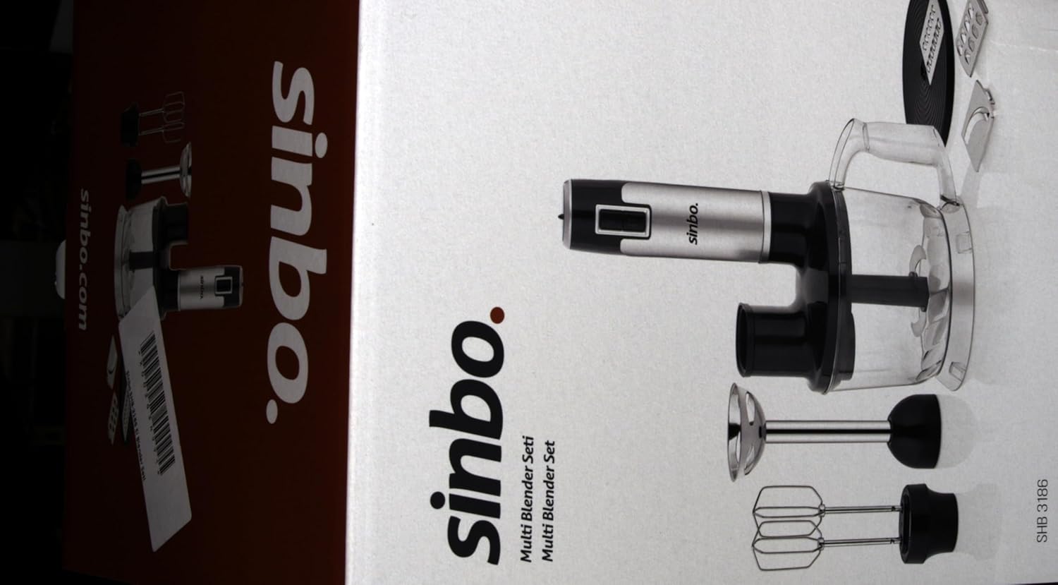 Sinbo SHB-3186 El Blender Seti, Siyah