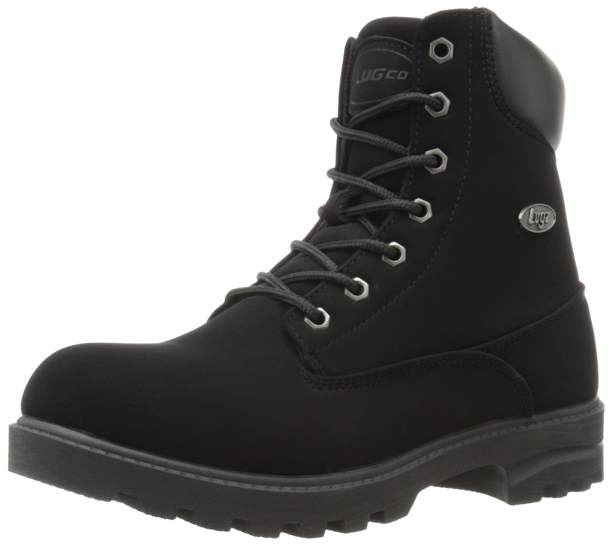 LugzWomens Empire Hi Water Resistant Lace Up Casual Boots Ankle Low Heel 1-2" - Black