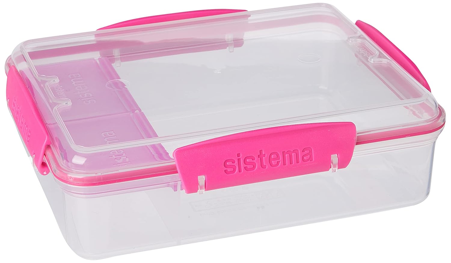 Buy Sistema 214823 Plastic Container 1.0 L, 1 Pieces, Pink Clear