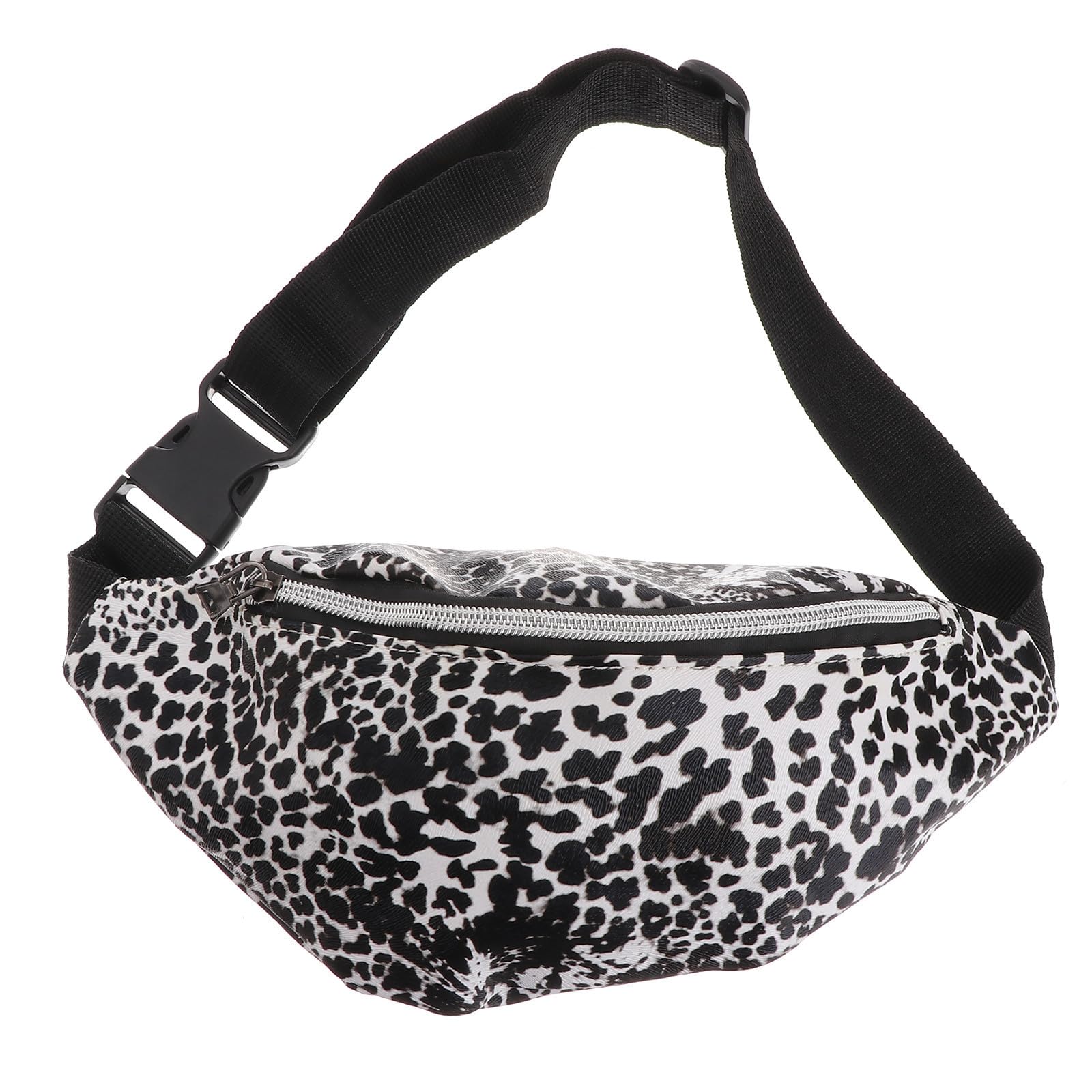 Riñonera para mujer cómoda con diseño ajustable y estampado animal de leopardo