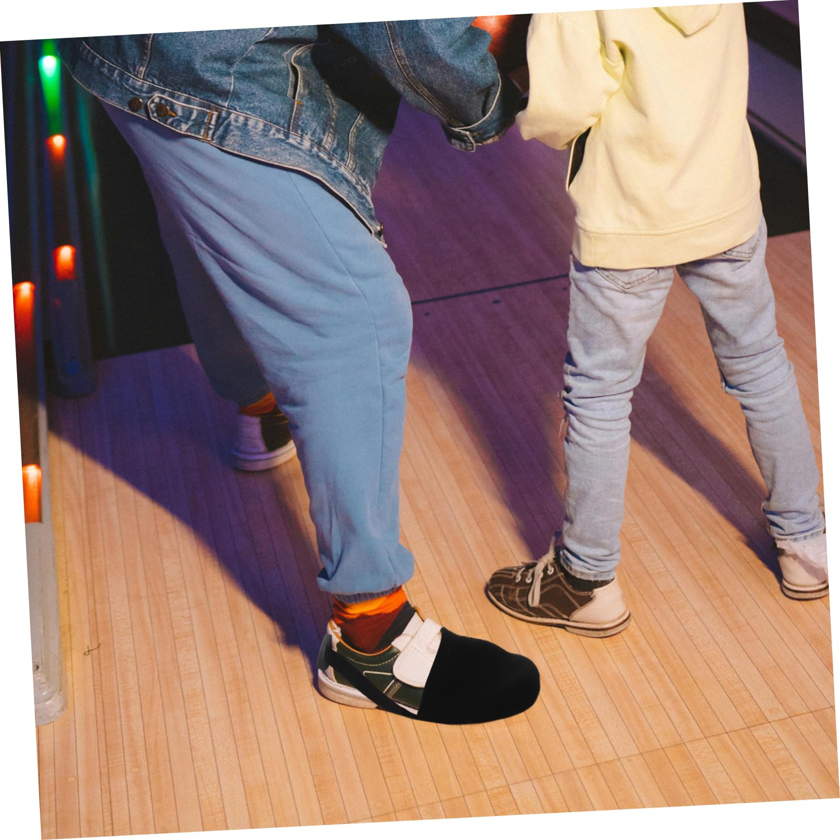 SUPVOX Couvre-Chaussures De Bowling Chaussures De Bowling Enfants Accessoires De Bowling Enfants Chaussures De Bowling Couvre Bol Couvre-Chaussures Chaussures De Bowling Curseur