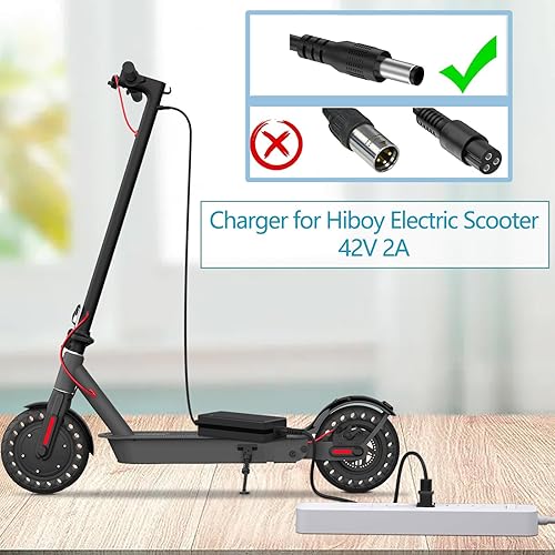 Miniatura 2 de 42V Reemplazo para cargador de patinete eléctrico Hiboy Compatible con Hiboy S2 Pro, S2 Lite, S2, KS4, KS4 Pro, NEX, NEX3, NEX5, Max, Max3, Max V2