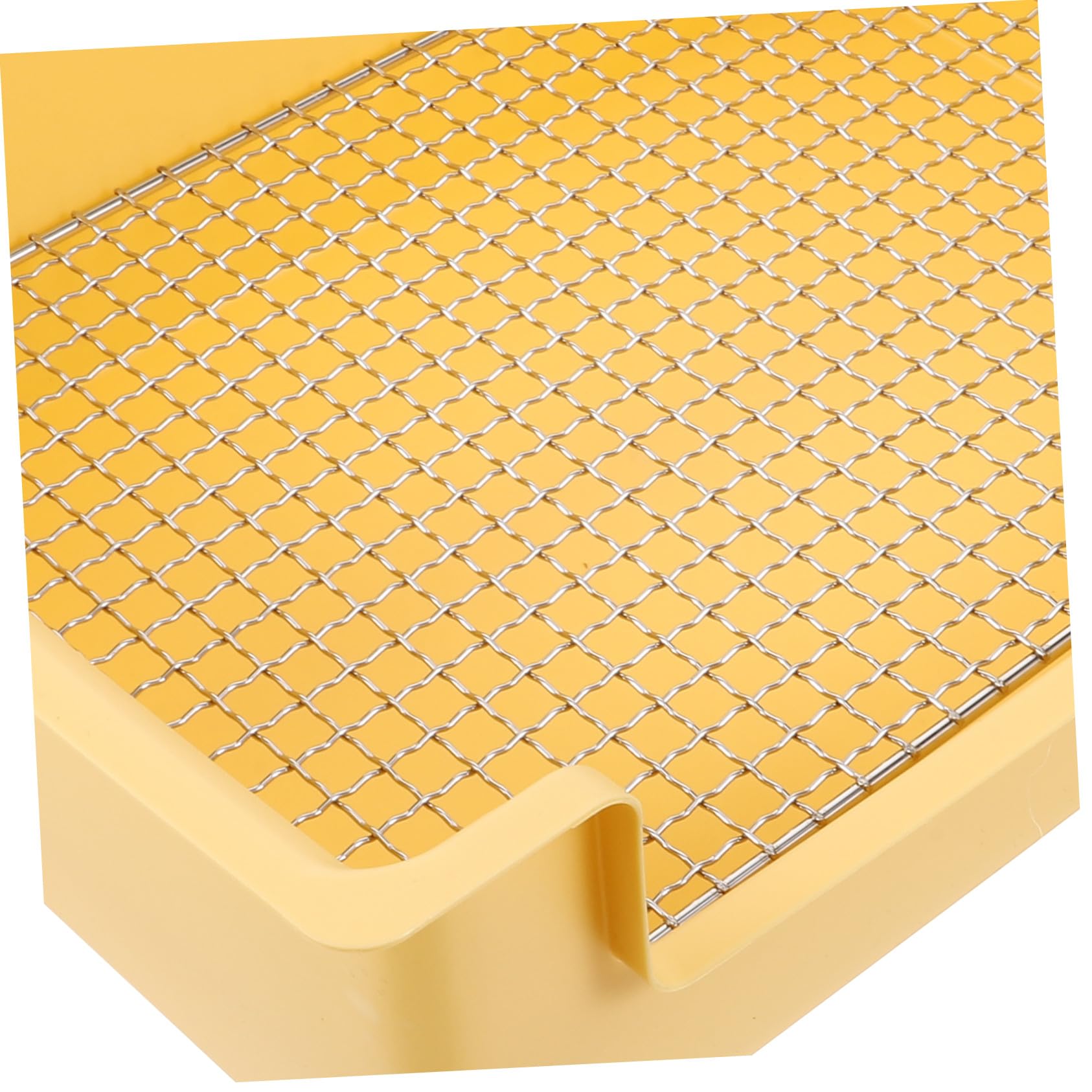Gatuida Bac à Litière pour Lapin Et Petits Animaux Grille Amovible, Plastique Solide, Taille Moyenne, Cage Et Apprentissage, Convient pour Lapins, Cochons D’Inde Et Hamsters