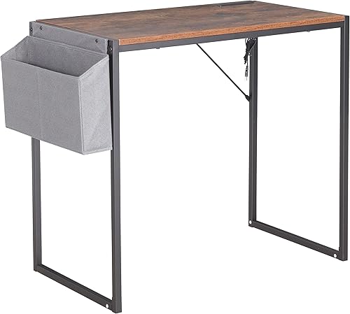 Miniatura 1 de JJS Escritorio pequeño para computadora de estilo simple para espacios pequeños de 31 pulgadas, oficina en casa, moderno, estudiante, portátil, mesa