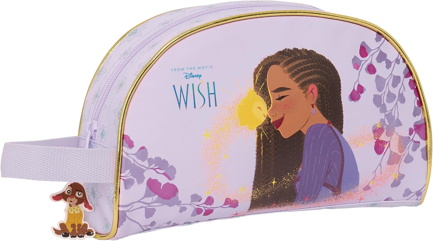 Safta Wish – Large Children's Toiletry Bag, Adaptable to a Cart, Ideal for Children from 5 to 14 Years, Comfortable and Versatile, Quality and Resistance, 26 x 16 x 9 cm, Purple, Lilac, Estándar,,