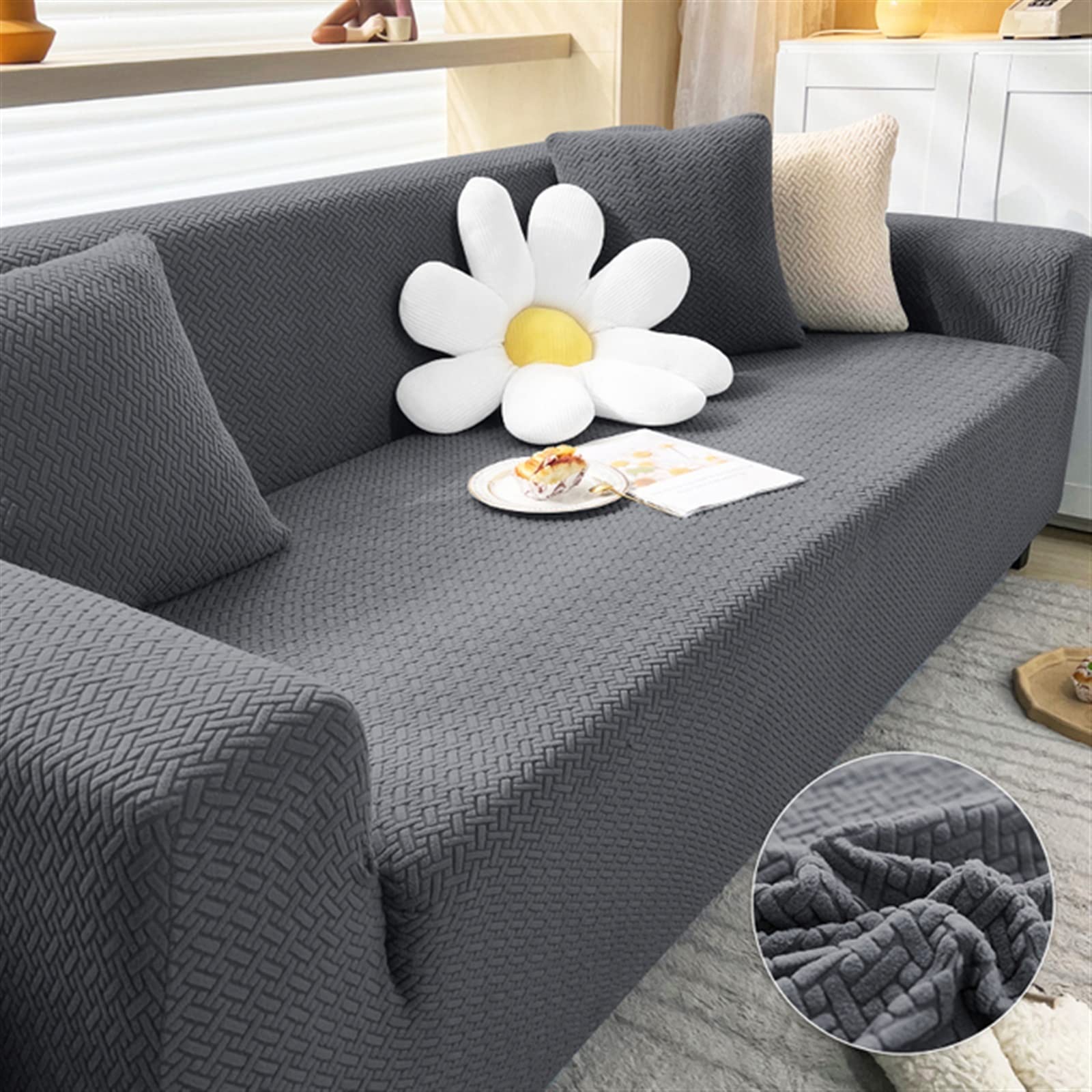Housse de canapé lavable pour protéger des animaux et des taches