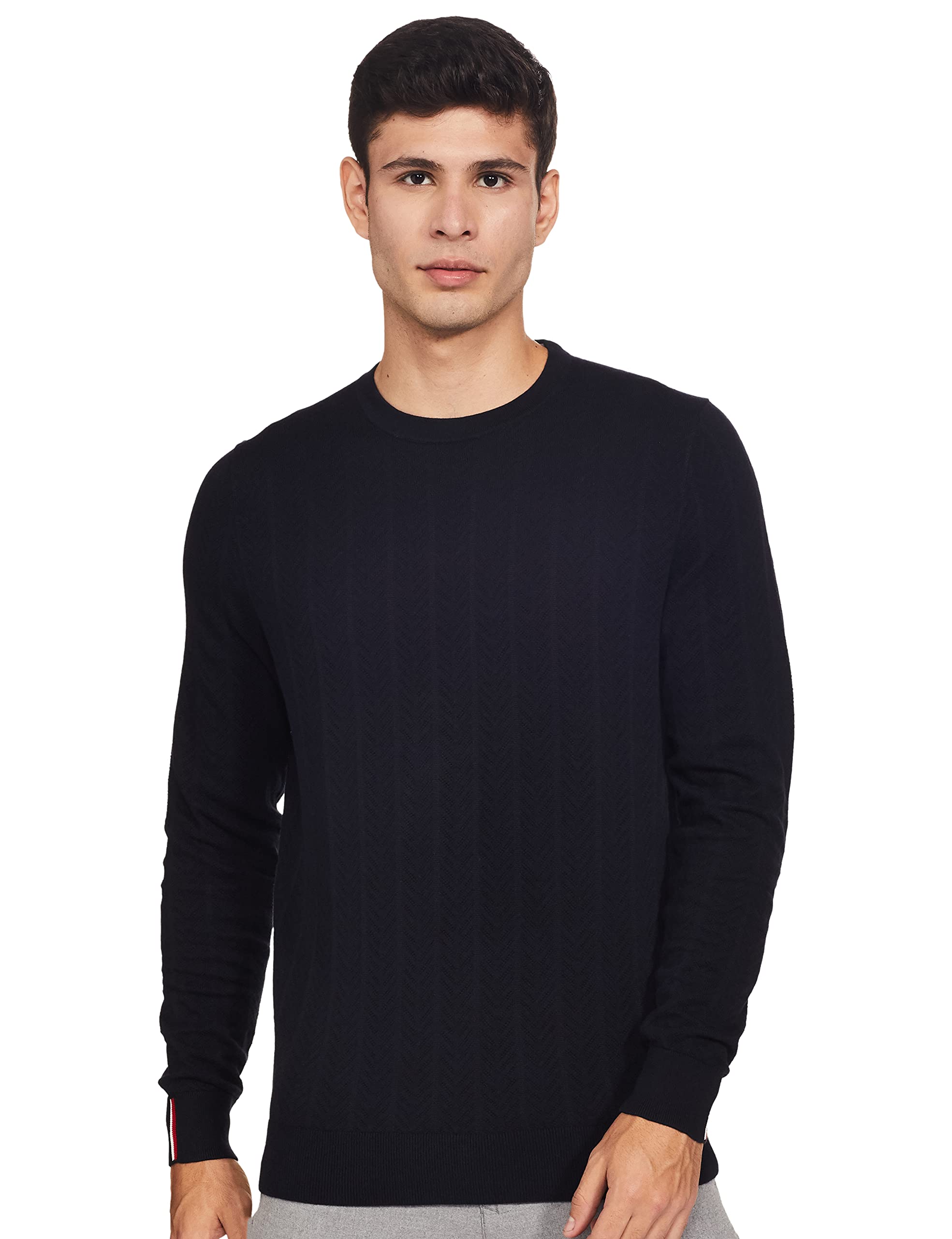 Tommy HilfigerMen's Cotton Crew Neck Sweater
