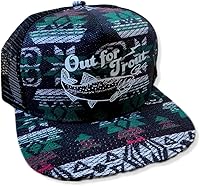 Vista 58 de ThatsRad Out for Trout Corduroy Snapback Sombrero Gorra Pesca con Mosca Pescador