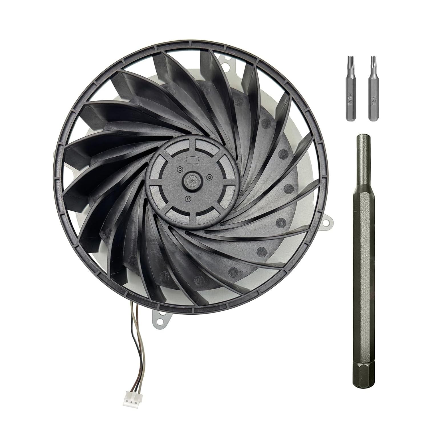 17 Blades Internal Cooling Fan Replacement for PlayStation 5