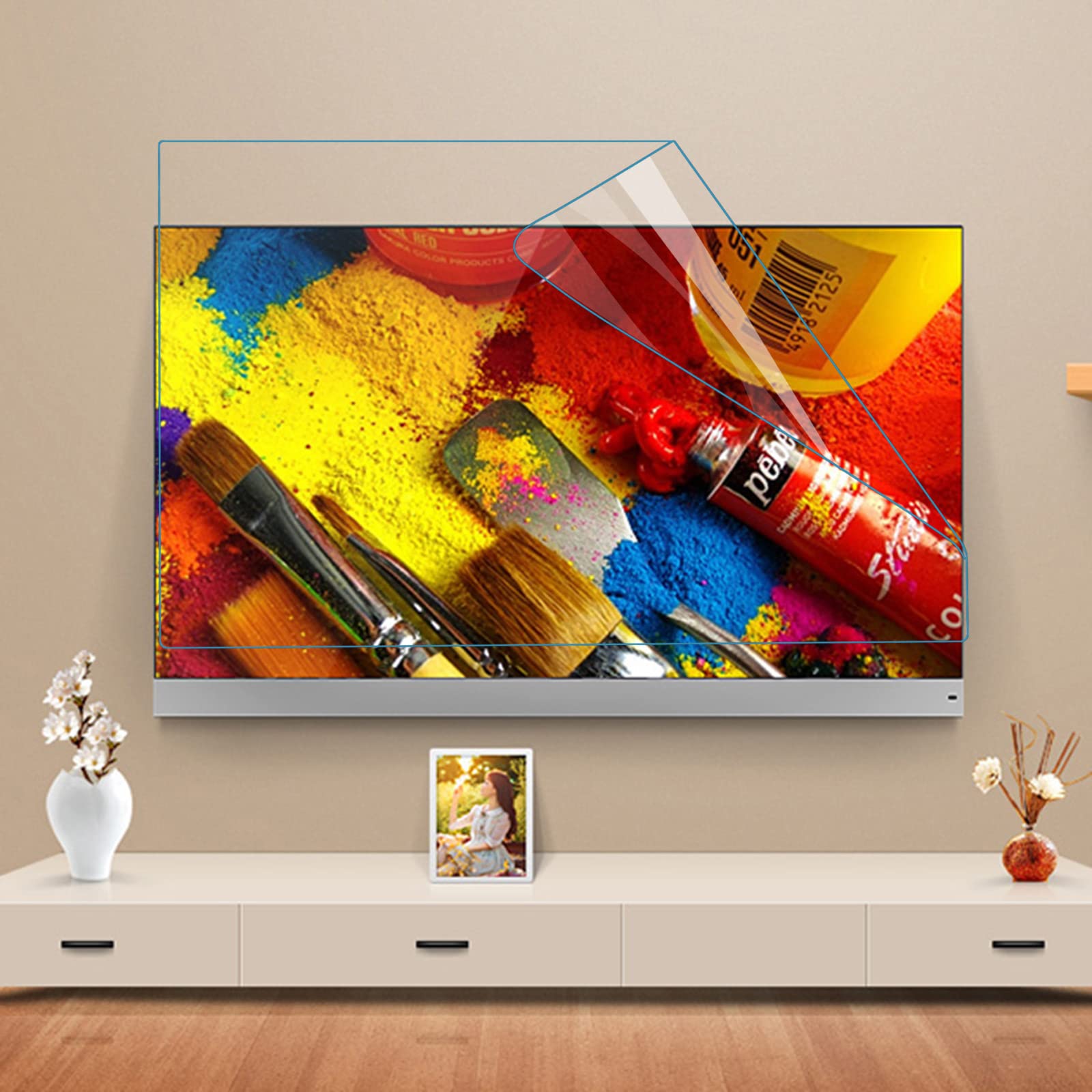 Pellicola Proteggi Schermo TV 39-40 Pollici Antiriflesso Allevia, Filtro Anti Glare Opaco 42in 930x525 mm