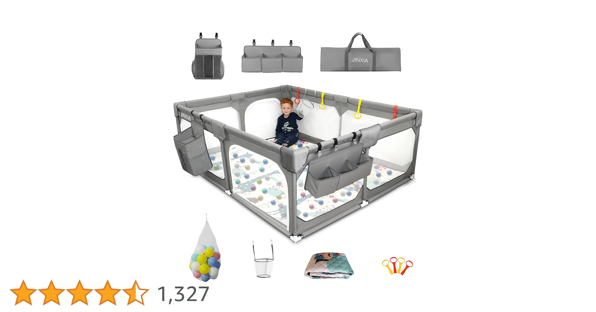 Extra Large Playpen For Babies & Toddlers, Climb-Proof, Gap-Free With