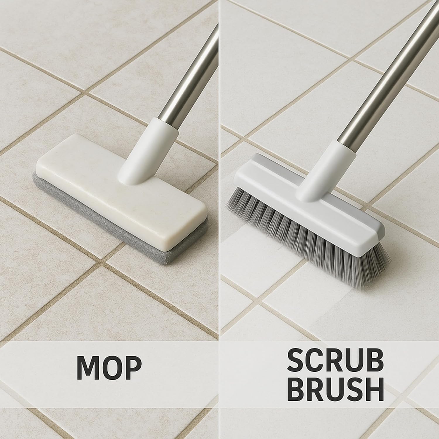 2 in 1 Bathroom Cleaning Brush with Wiper -6 2 in 1 Bathroom Cleaning Brush with Wiper -6