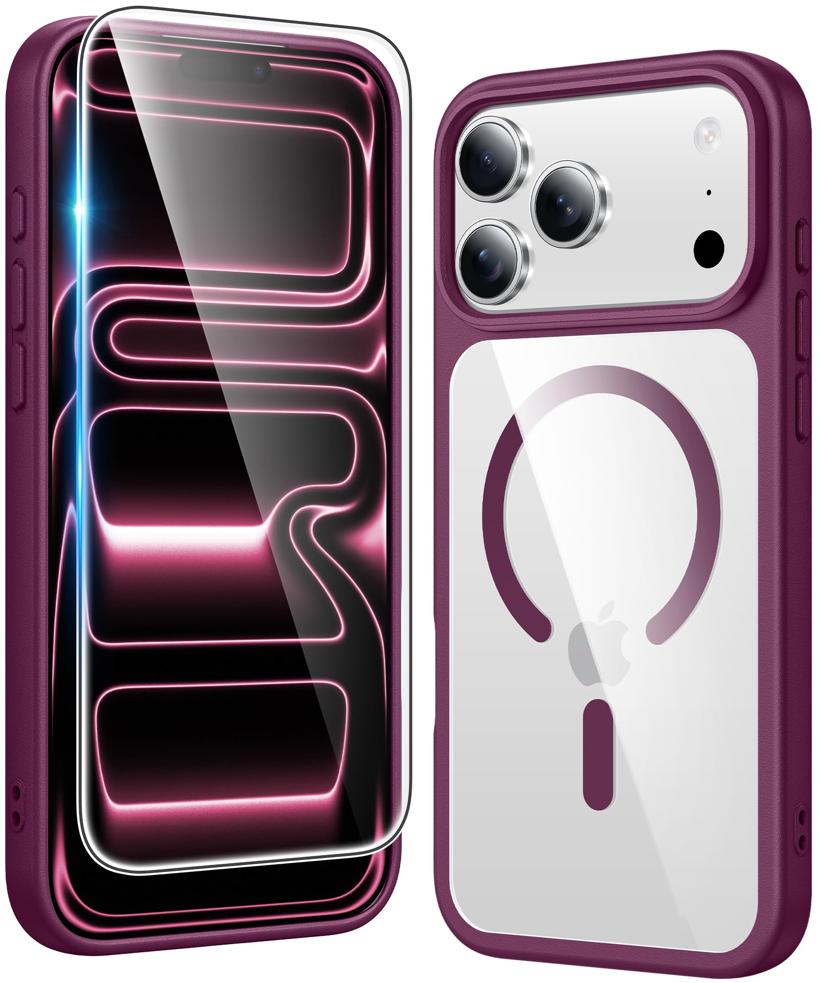 FNTCASE iPhone 18/17 Pro Max磁吸透明壳 军用防摔保护套