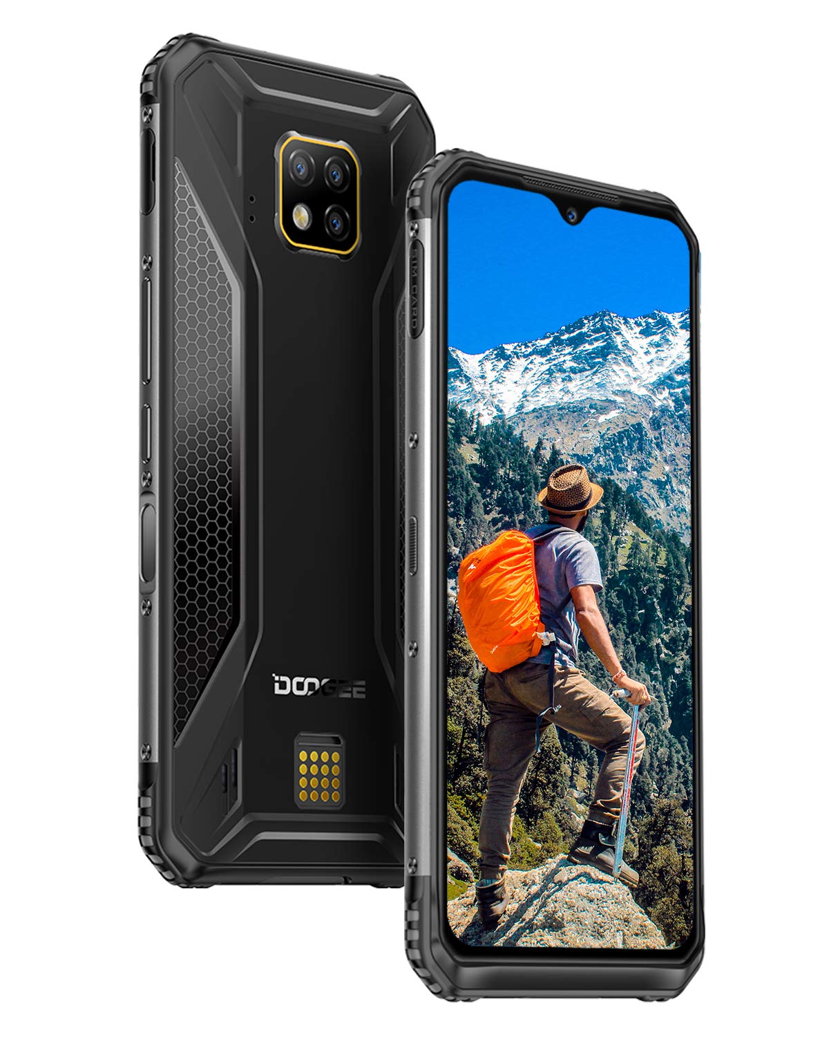 DOOGEE S95 Pro Rugged Smartphone Android 9.0, 4G Full Netcom Helio P90 Octa-core 8GB RAM+128GB ROM 48MP AI Triple Camera, 5150mAh IP68 Waterproof Shockproof, 6.3 inch FHD+ Display, NFC Wireless Charge