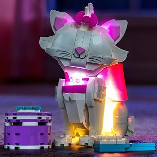 LED Lighting Compatible with Lego 43286 Marie The Aristocats Adorable - JUST Lights,Light Kit Compatible with Lego 43286 Marie,NOT Included The Model