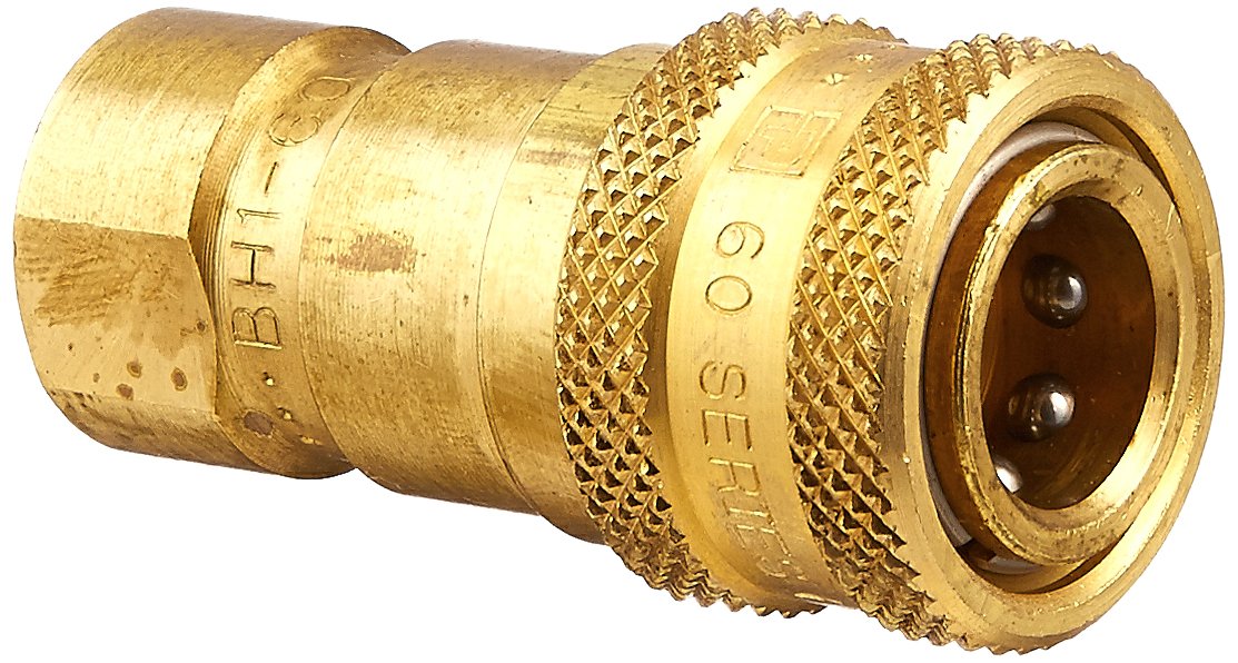 Parker Hannifin BH1-60 Series 60 Brass Multi-Purpose Quick Coupler with Female Pipe Thread
