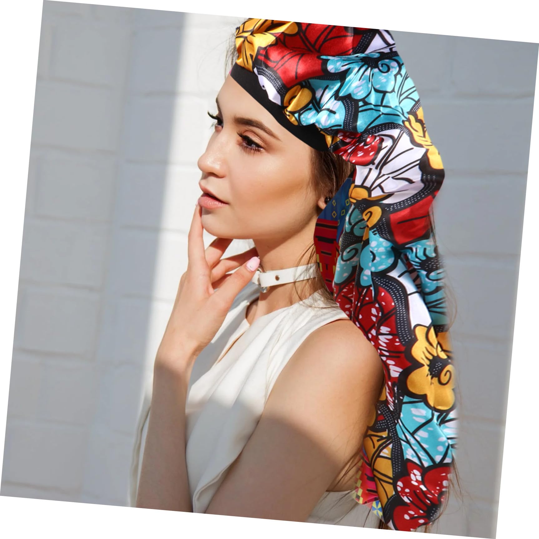 FOMIYES 6piezas Gorro De Sueño Elástico Para Cabello Protección De Peinados Para Trenzas y Cabello Rizado Apto
