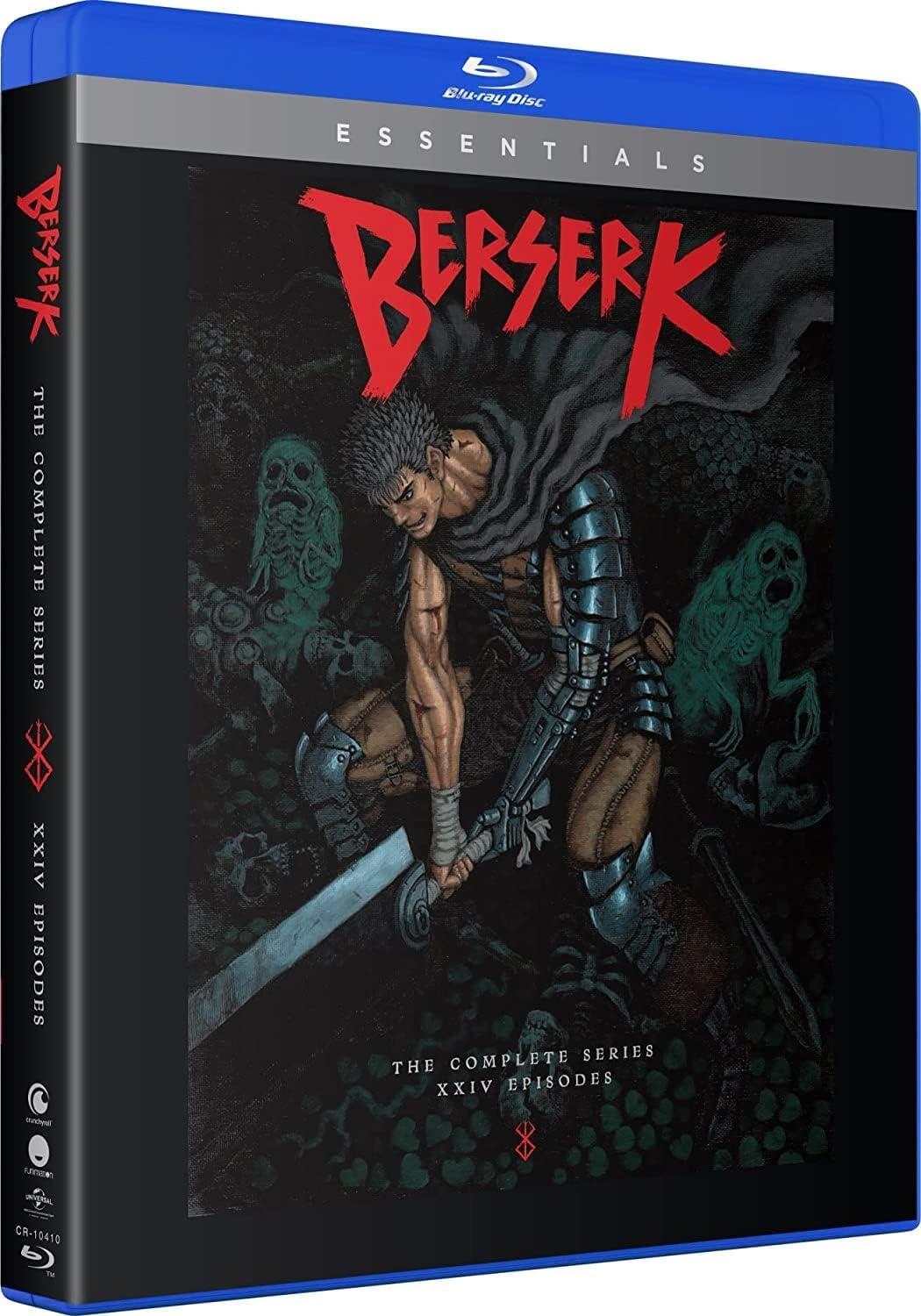 - Berserk (2016): The Complete Series - Essentials Blu-ray + Digital