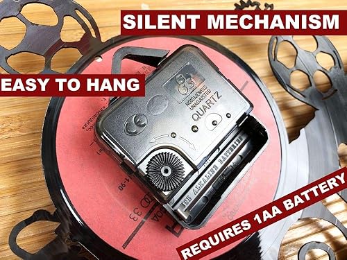 Miniatura 3 de Chuck Berry  Reloj de pared de vinilo para regalos únicos para cumpleaños, películas, Navidad, ideas para niños, niñas, hombres, mujeres, adultos,