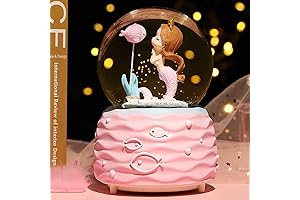 Snow Globes for Girls - Little Mermaid Musical Snow Globe