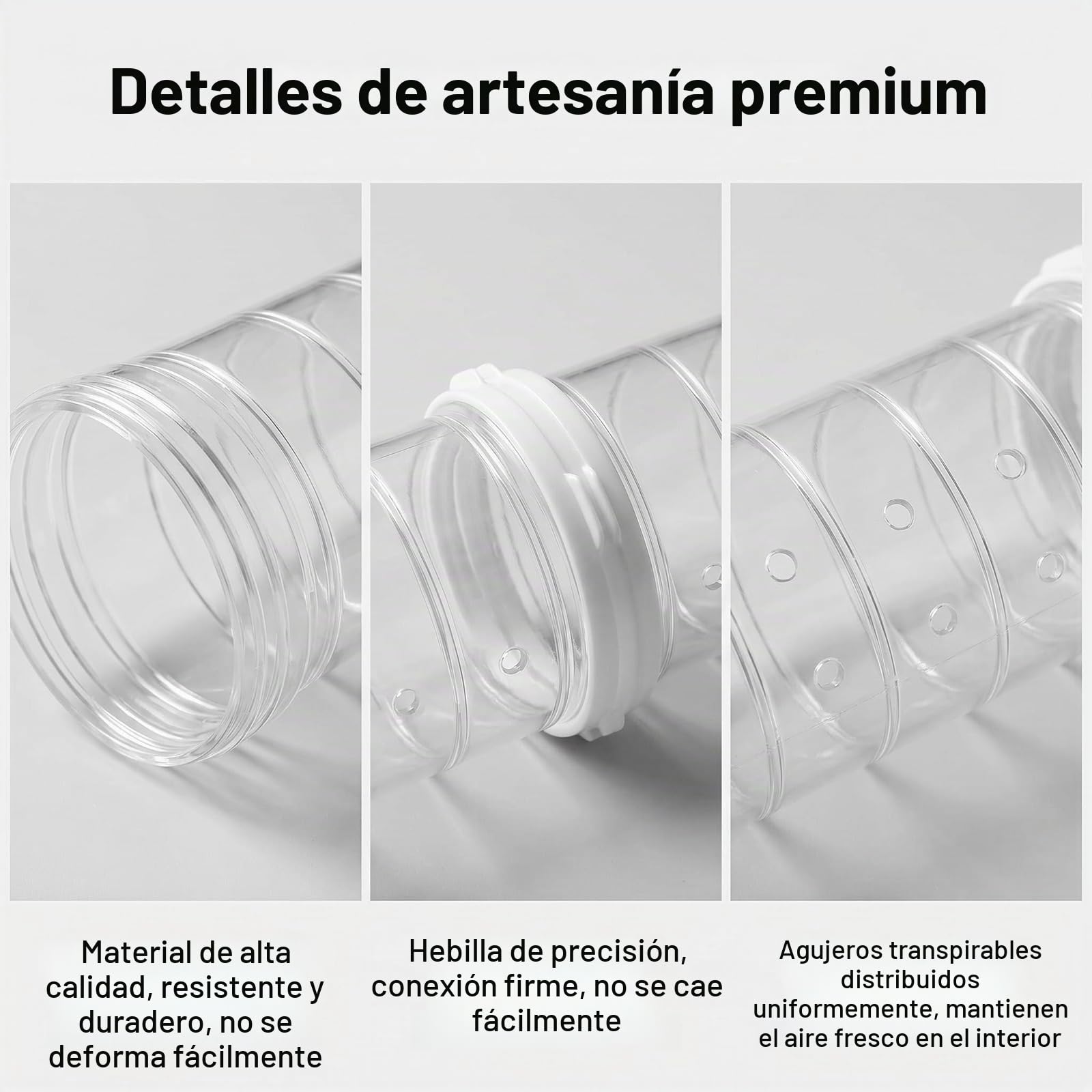 Tubos de Túnel de Juego para Hámster, Pista Transparente Surtida y Accesorios para Expandir el Espacio