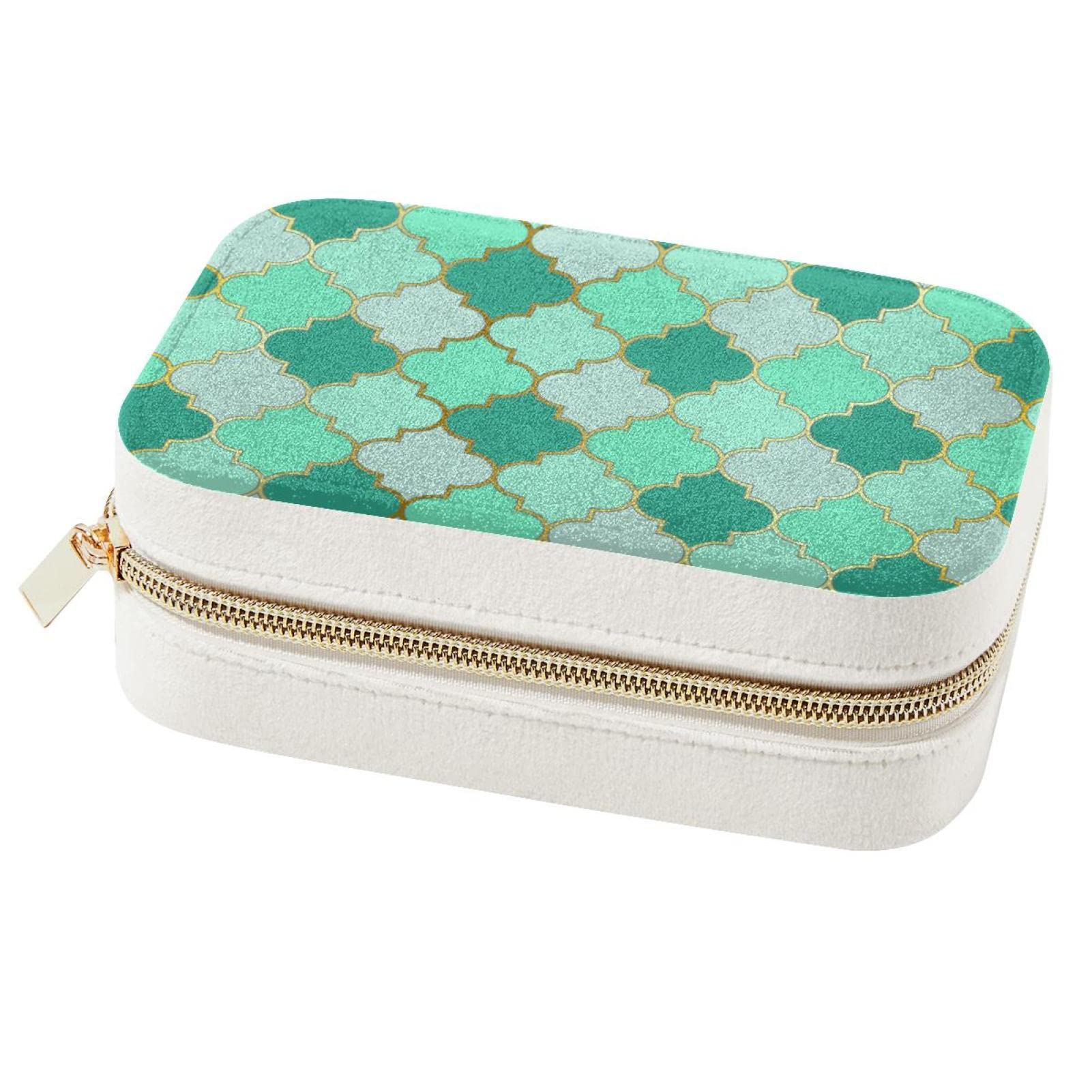 Organiseur de bijoux de voyage compact pour boucles d'oreilles et bagues