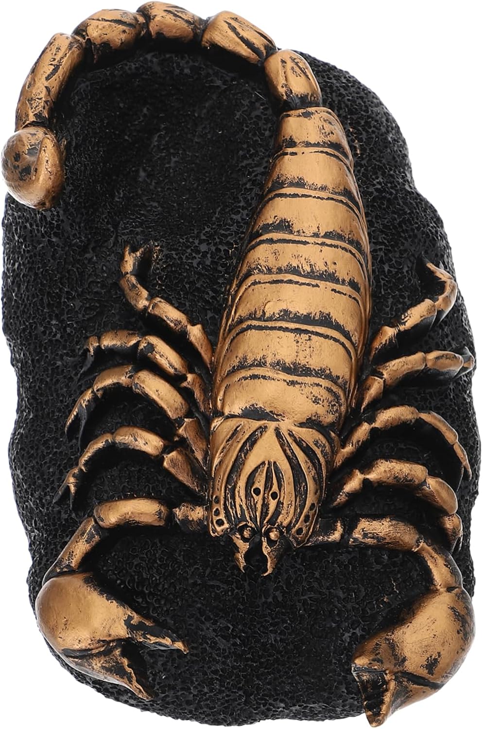 Alipis Scorpion Resin Craft Display Stand for Spheres Gold Color Decorative Tabletop Ornament Office Desk Accessory