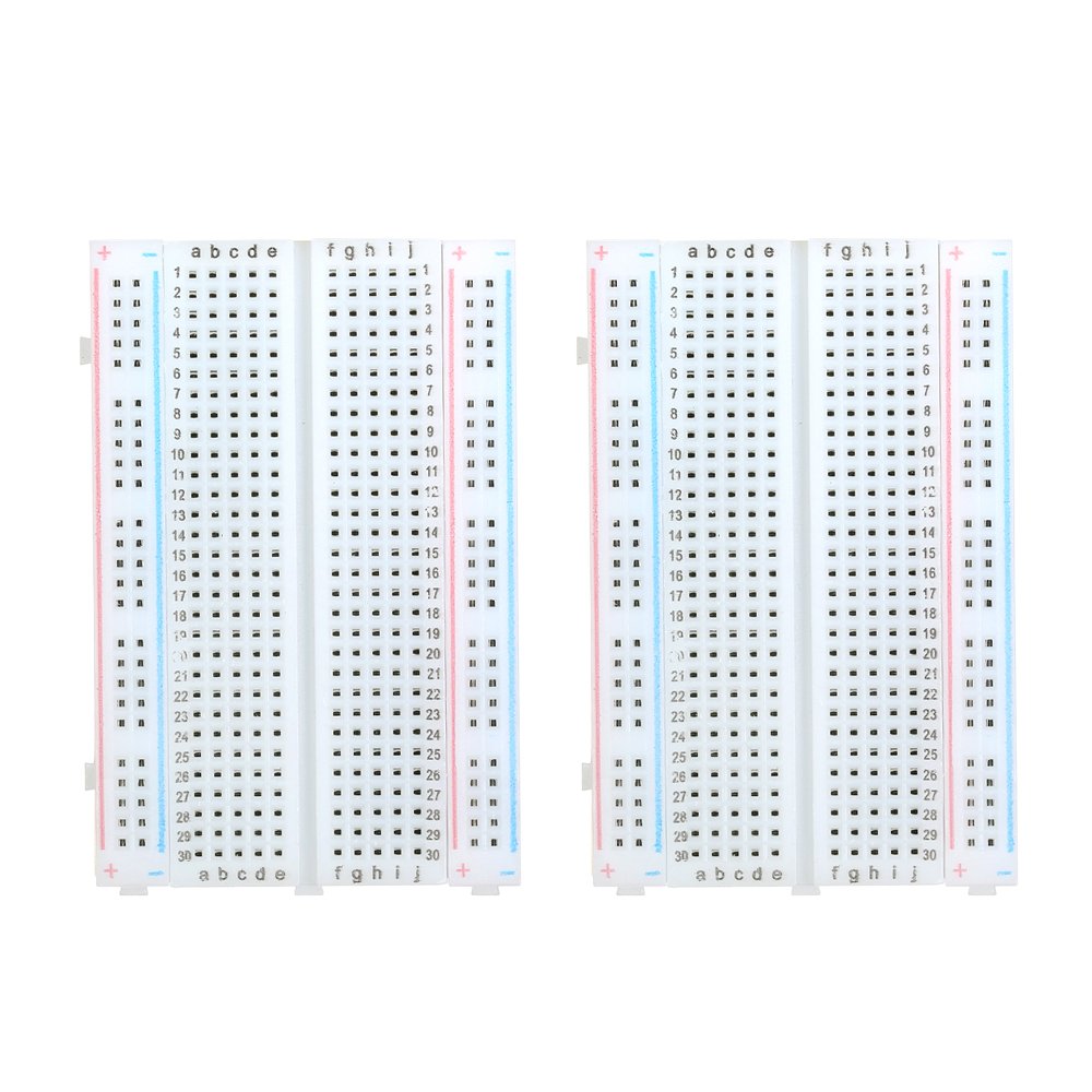Buy Roeam 2pcs Mini 400 Tie-Point PCB Solderless Breadboard Prototype ...