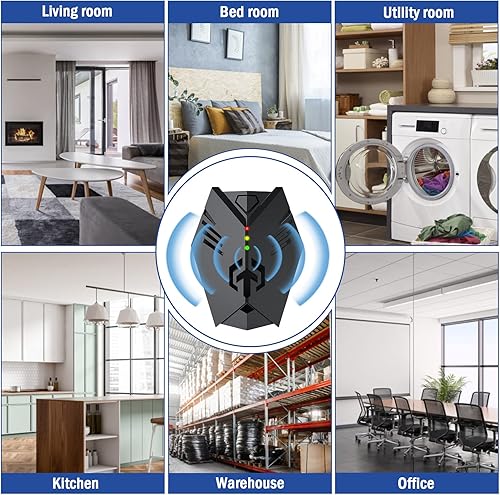 Miniatura 6 de Advanced Ultrasonic Rodent Repelling System  Superior Mouse Repellent Electronic Ultrasonic Squirrel Repeller Plug in Rat Repeller Repel Rodents