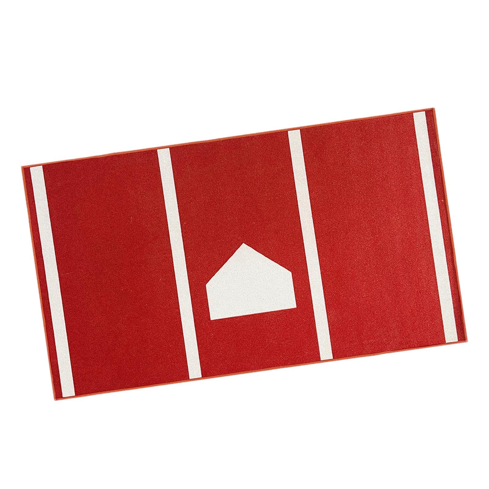 Tapete de Bateo de Béisbol, Antideslizante, Portátil Y para Uso en Interiores, Apto para Entrenamiento de Béisbol Y Sóftbol.