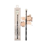 Piccasso 239 Eyeshadow Brush – Korean Eye Makeup Brush with Soft Goat Hair Bristles, Flat and Rounded Shape for Smooth Base Application and Blending, Essential Eye Shadow Brush for Daily Makeup
