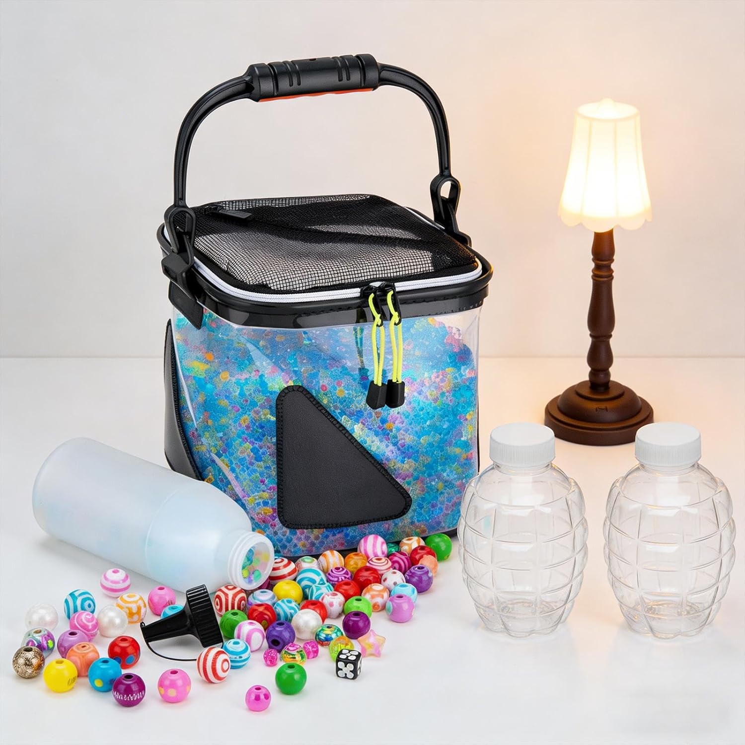 Foldable Bead Storage Container Space Saving Multifunctional Jewelry Making