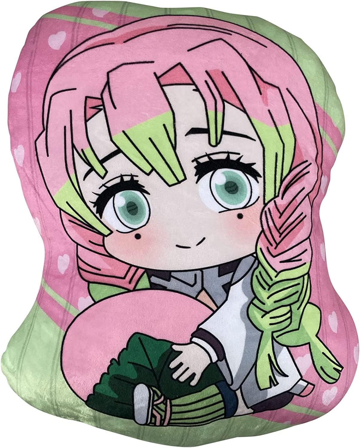 SPIRTUDE Anime Nezuko Plush Pillow Kamado Nezuko Throw Pillows, Cartoon Plushie Doll Toy Decoration Cushion 40cm (Kanroji Mitsuri)