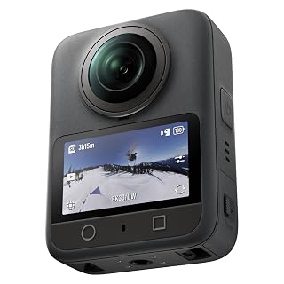 DJI Osmo 360 Camera Standard Combo, Waterproof 360° Action Camera with 1-Inch 360° Imaging, Native 8K 360° Video, 105GB Built-in Storage, 120MP 360° Photo, 100-Min 8K Recording, 360 Action Camera - Amazon product rated Grade A
