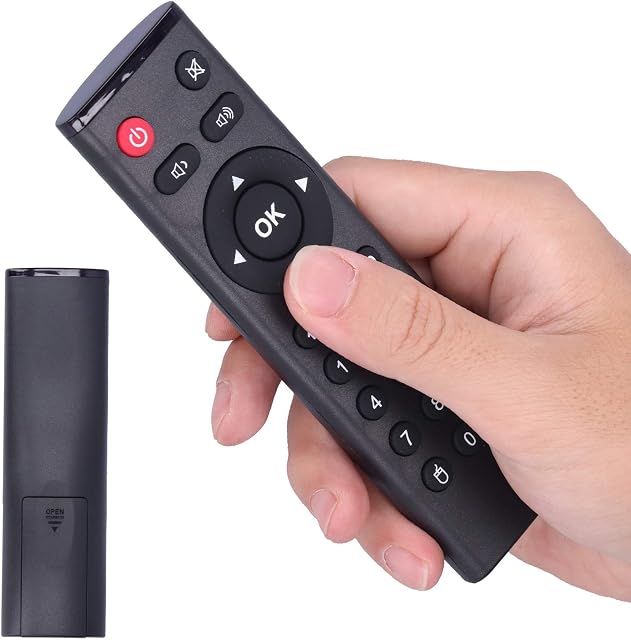 TX6 Universal Remote Control, Media Center System Controller, 10 Meters Remote Range Replacement Remote Control for Android TV Box for TX5 Max TX3 Max