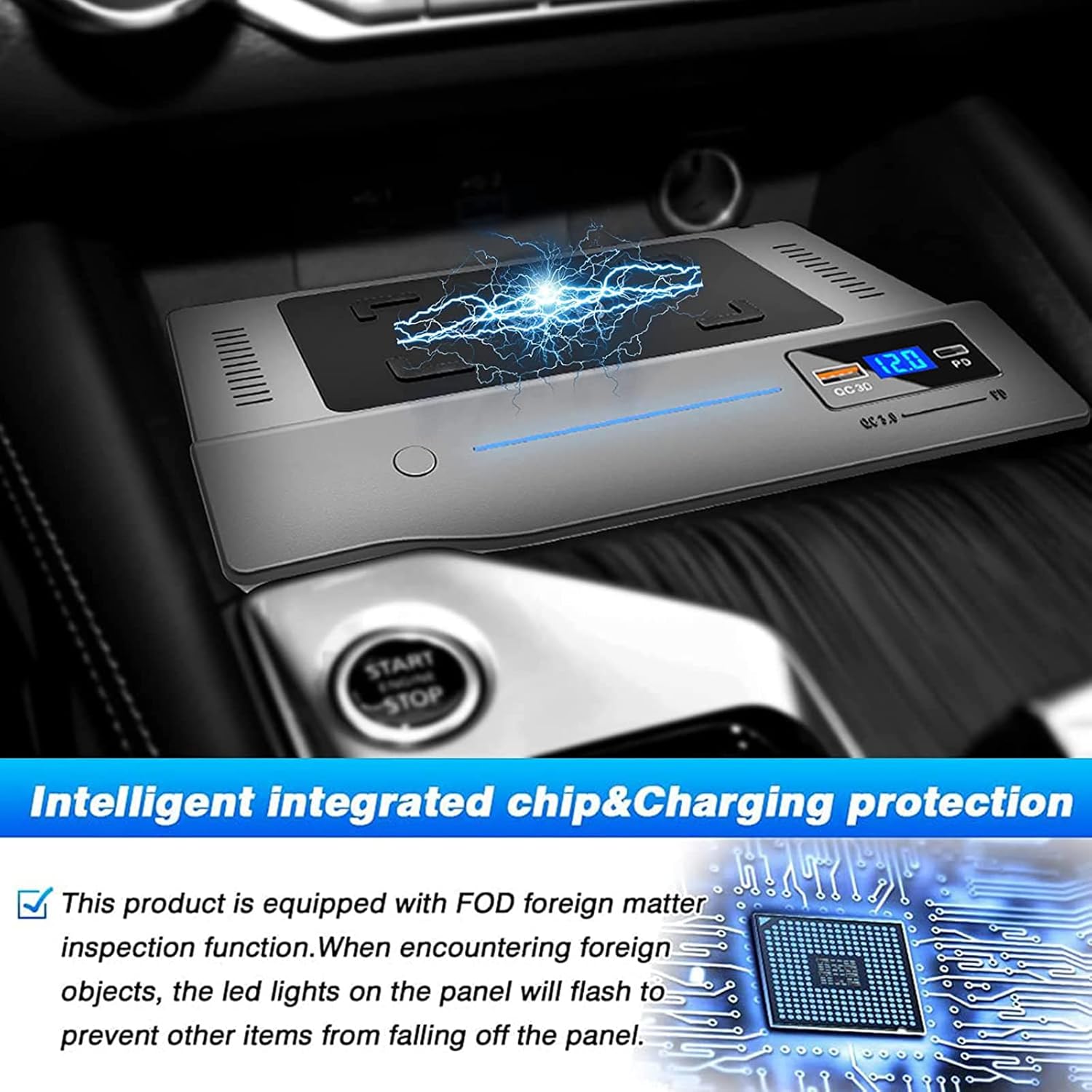 inbekea new wireless car chargerfor ni ssan teana 2019 2020 2021 202215w fast wireless phone charging padcenter console wireless charger forand an
