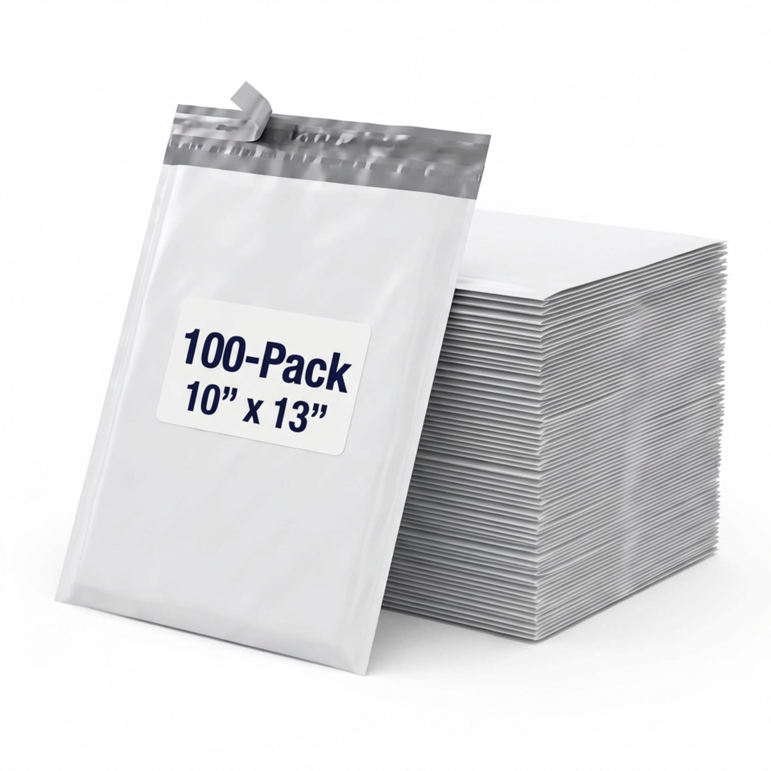 Bolsas de polietileno impermeables y resistentes para envíos de ropa (10x13", 100 uds) 7