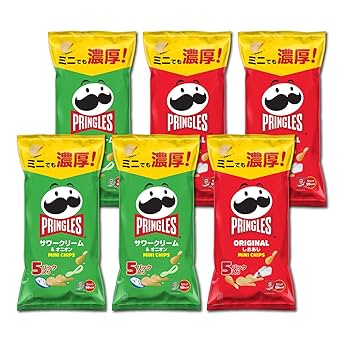 Amazon.co.jp: プリングルス ミニチップス2種アソートセット