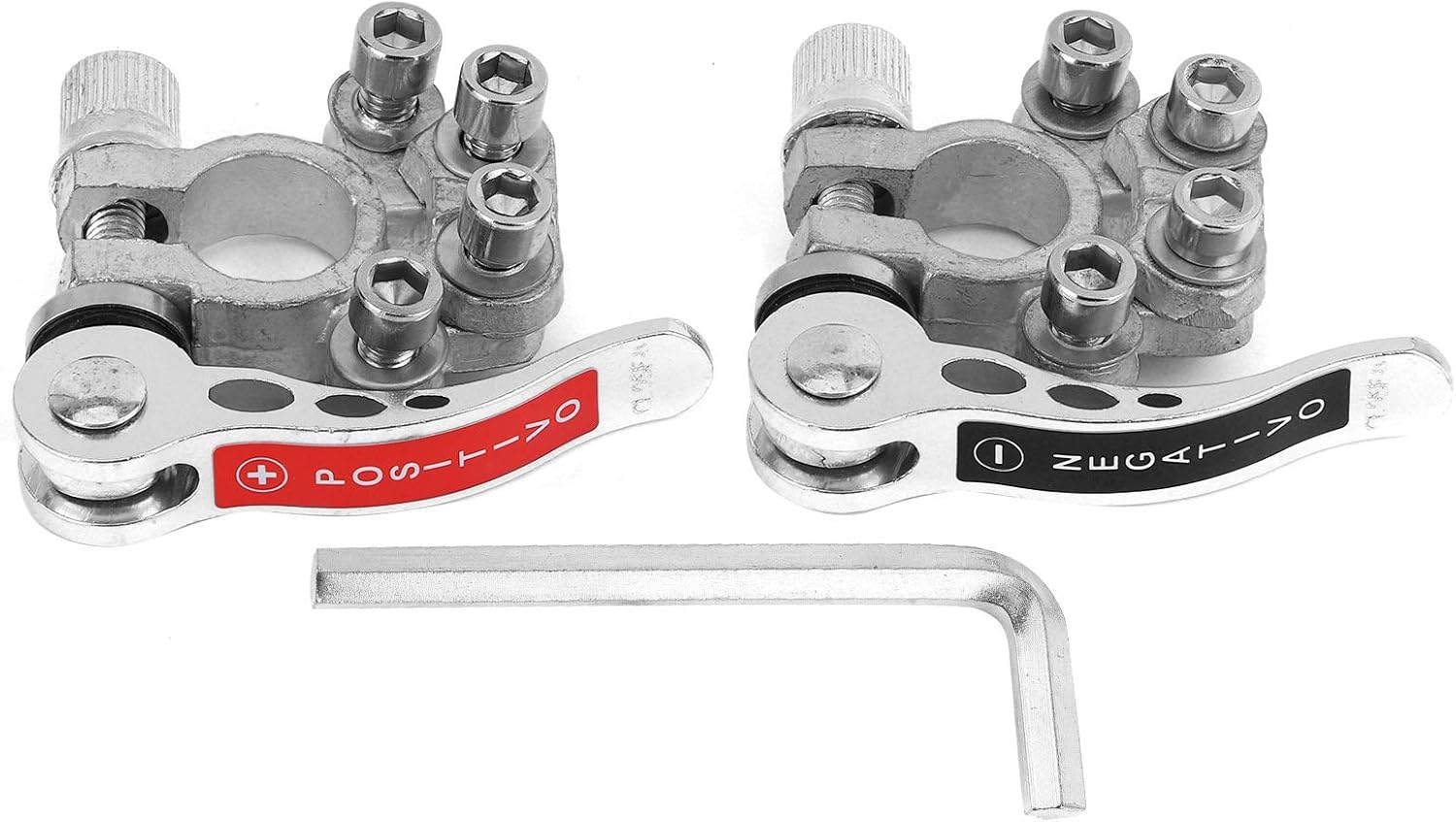 KIMISS Battery Terminal Connectors, 2pcs Terminal Quick Release