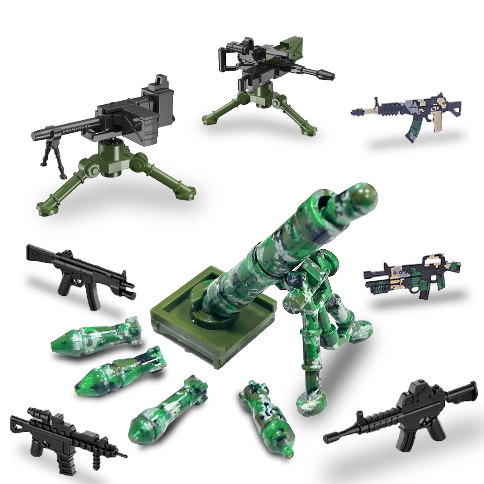 Set Di Soldatini E Armi Militari WW2 – 135 Pezzi Di Figurini Esercito, Equipaggiamento Moderno, Regalo Per Bambini