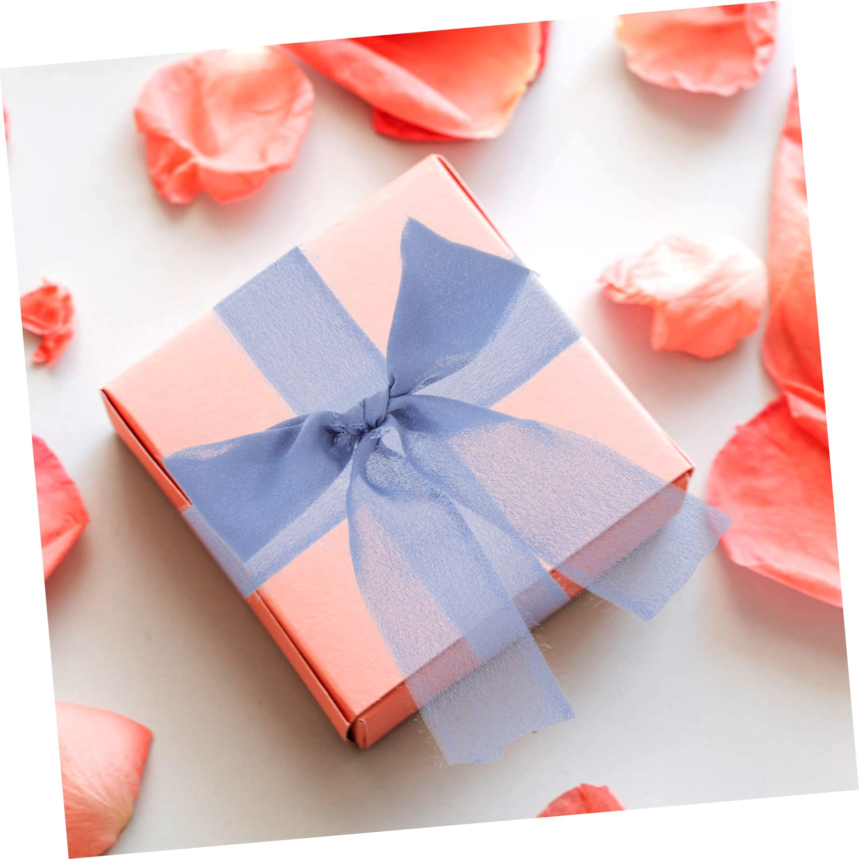 Ciieeo 5 Sets Chiffon-hochzeitsbänder Mit Fransen Für Blumensträuße Zum Basteln Von Geschenkverpackungen 3 Stück * 5