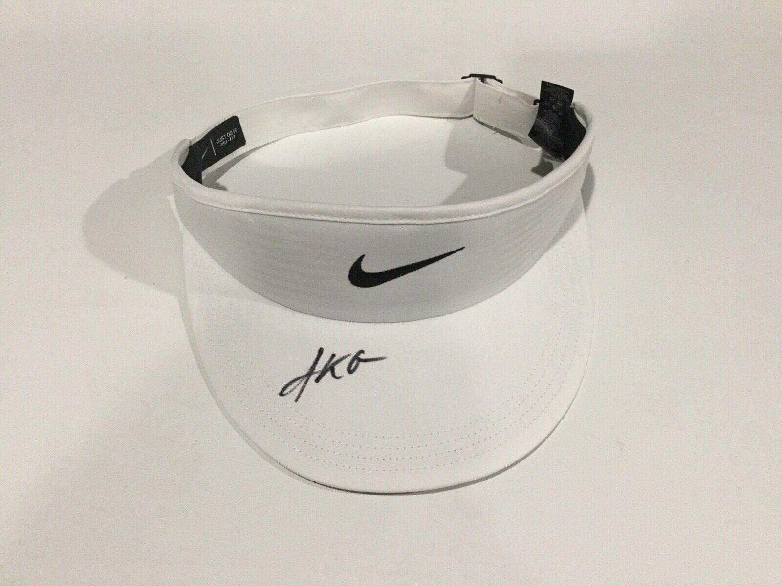 Amanda Anisimova Signed Autographed NIKE Visor PSA DNA COA a - Tennis Autographed Miscell…