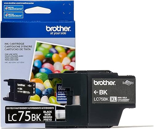 Miniatura 3 de Brother Impresora LC752PKS - Paquete de 2 cartuchos de tinta LC-75BK - embalaje al por menor, color negro