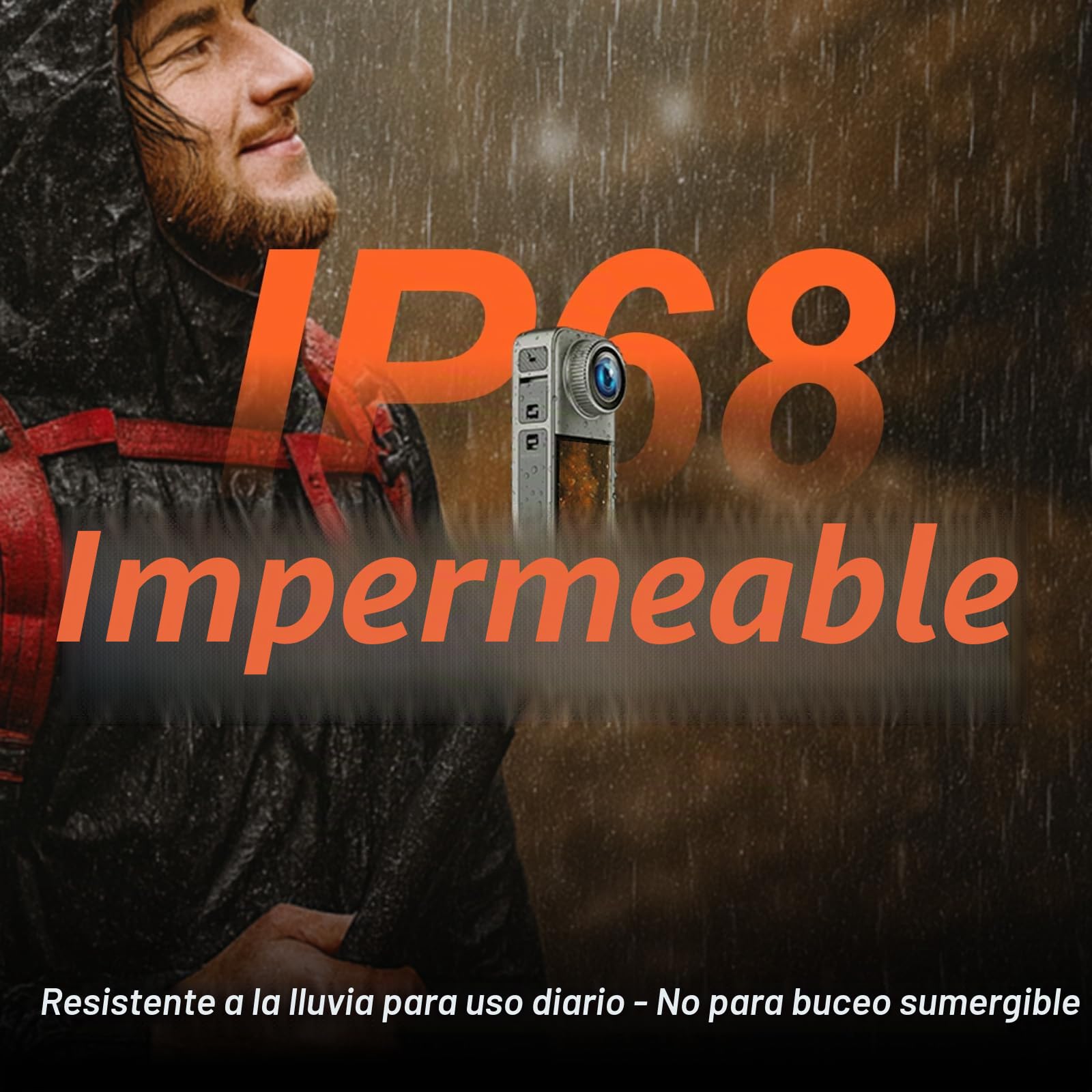 Camara Deportiva con Tarjeta de Memoria de 32GB, Camara Acuatica HD 1080P, Camara Moto con Accesorios Cámara Casco Moto, Action CAM con 2 Baterías de 1350mAh y Accesorios Multiples