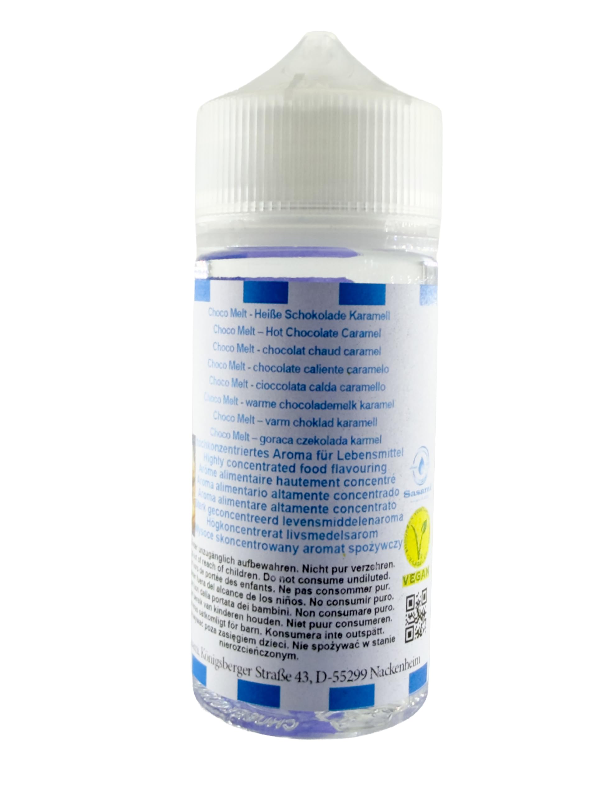 Choco Melt – gorąca czekolada karmel aromat koncentrat – Wegański – Sasami – 100ml